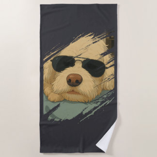 Dog Max Beach Towel