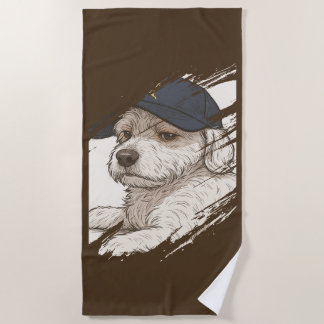 Dog Max Beach Towel