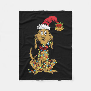 Dog Max Christmas Funny Xmas Gift  Fleece Blanket