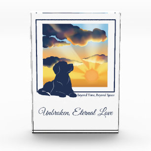 Dog Memorial Acrylic Photo Block - Labrador