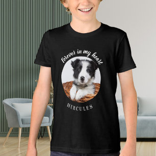 Dog memorial black photo love  Tri-Blend shirt