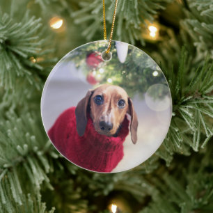 Dog Memorial Ceramic Ornament