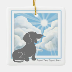 Dog Memorial Ceramic Ornament - Duchshund