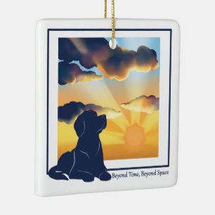 Dog Memorial Ceramic Ornament - Labrador