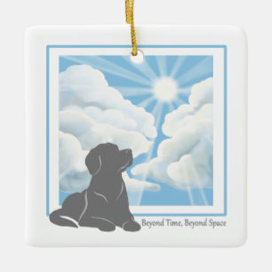Dog Memorial Ceramic Ornament - Labrador