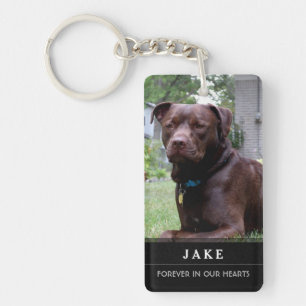 Dog Memorial - Do Not Grieve for Me Poem Key Ring