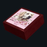 Dog Memorial Keepsake Box<br><div class="desc">Store your treasures or give a treasure gift box to someone as a beautiful gift.
Choices of wood frames are now available.
Many designs for different occasions are available in my store.</div>