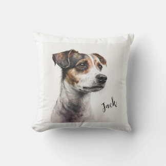 Dog Memorial Keepsake Jack Russell Personalised Cushion