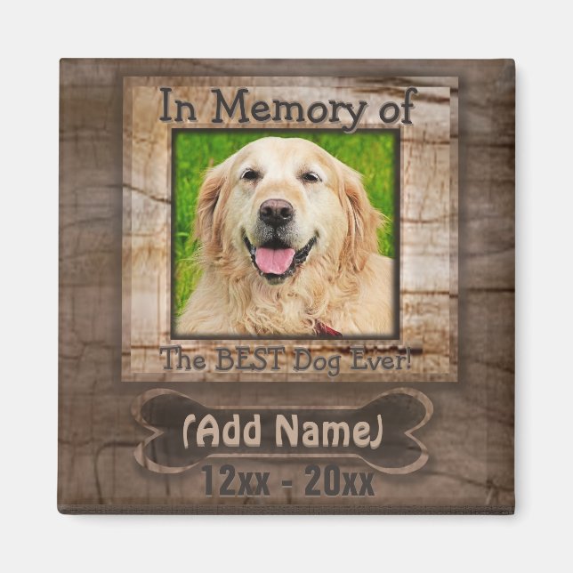 Dog Memorial Magnet (Front)