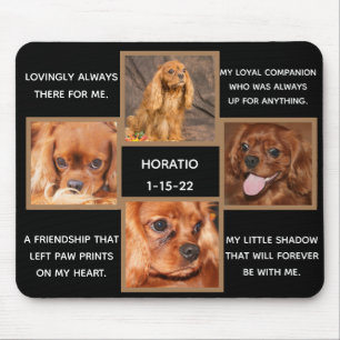 Dog Memorial Memory Personalised Frame Mouse Mat