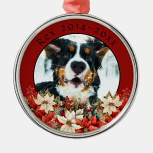 Dog memorial metal tree decoration