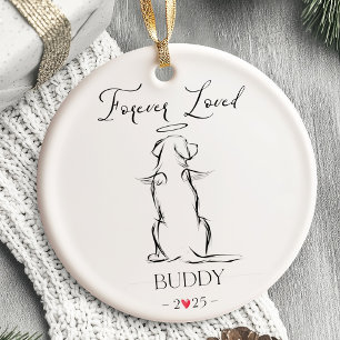 Dog Memorial Ornament Pet Personalized 