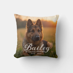 Dog Memorial Pet Loss Cushion