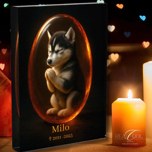 Dog Memorial Photo Block - Siberian Husky  (Creator Uploaded)