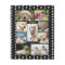 Dog Memorial Photo Collage Paws Hearts Black