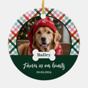 Dog Memorial Photo Ornament