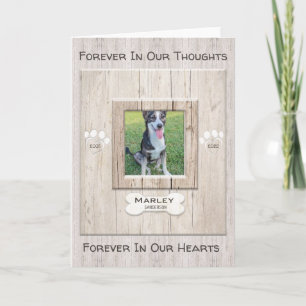 Dog Memorial Rainbow Bridge Poem Card