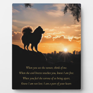 Dog Memorial Spiritual Poem Toy Breed Plaque