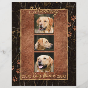 Dog Memory Rainbow Bridge Poem Marble Rustic