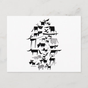 Dog Menagerie Postcard