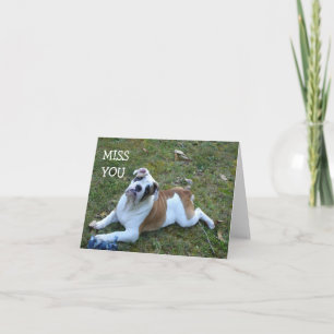 DOG MISS YOU CARD