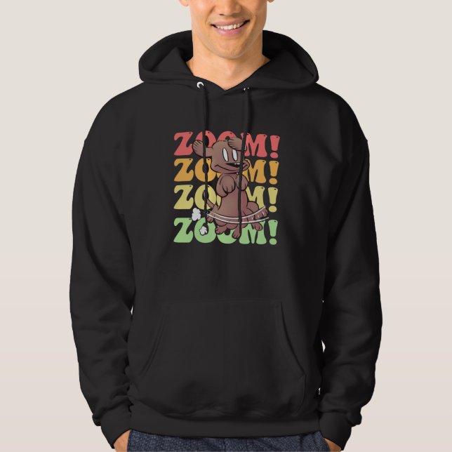 Dog Mom Dad Zoomies Dog Hoodie (Front)