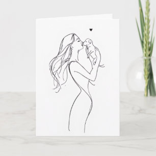 Dog Mom Greeting Card Pet Lover Card