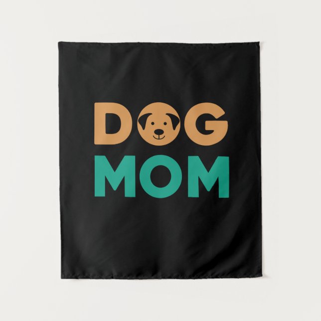 Dog Mom Tapestry (Front)