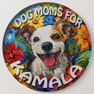 Dog Moms for Kamala Button