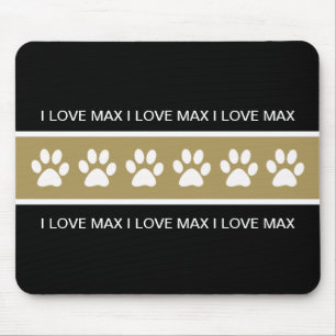 Dog Monogram Mousepads