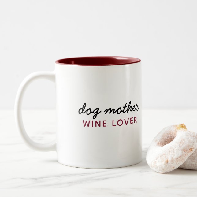 Dog Mother Funny Coffee Mug (With Donut)