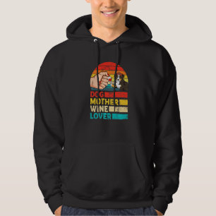 Dog Mother Wine Bernese Mountain Dog Mother's Day Hoodie