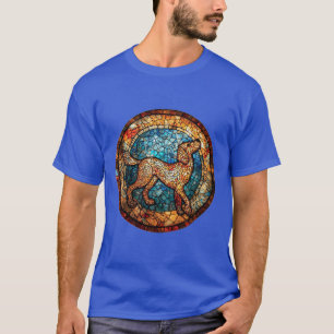 Dog Motif With Vibrant Colours T-Shirt