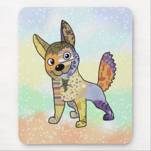 dog  mouse mat
