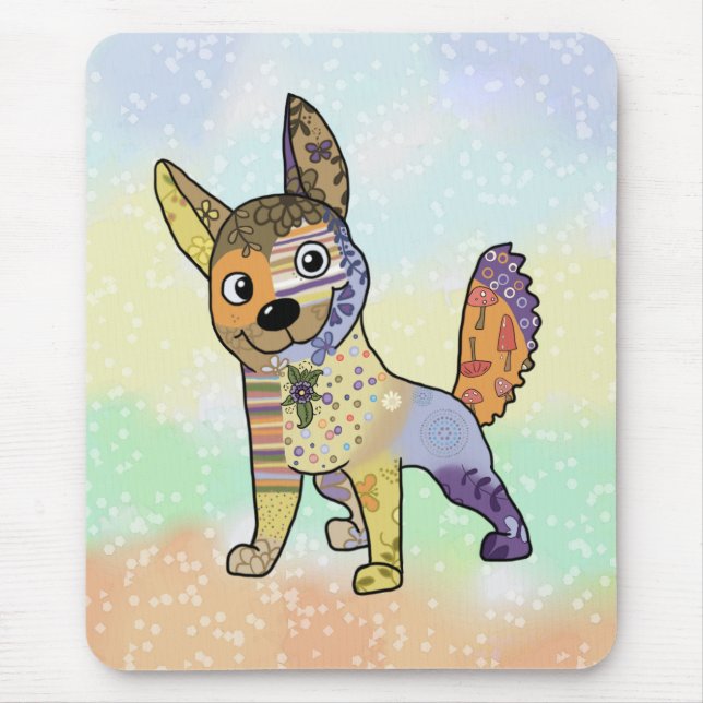 dog mouse mat (Front)