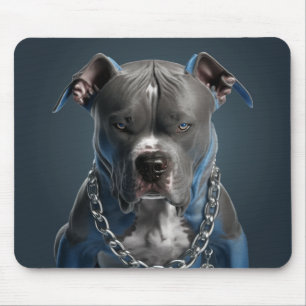 Dog Mouse Pad American Stafford 
