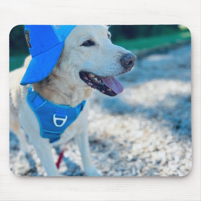 Dog Mousepad – Cute Design for Home or Office (Front)