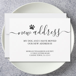 Dog Moving Announcement