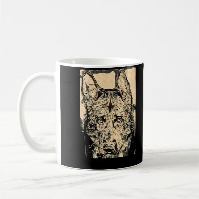 dog mug k9 (Left)