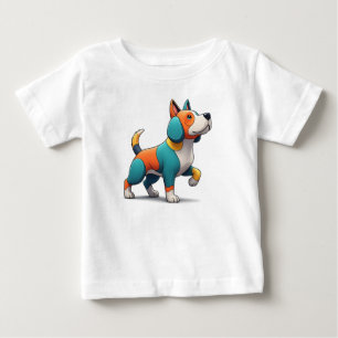 dog multi colour baby T-Shirt