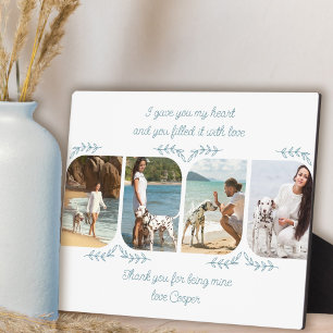 Dog Mum 4 Vertical Photo Loving Words Leaf Frame