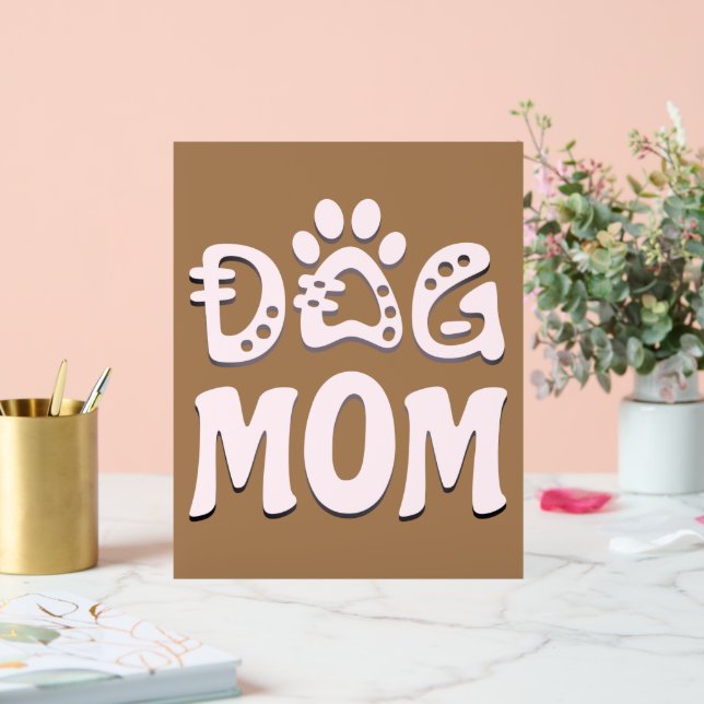 Dog Mum Acrylic Sign (Wedding)
