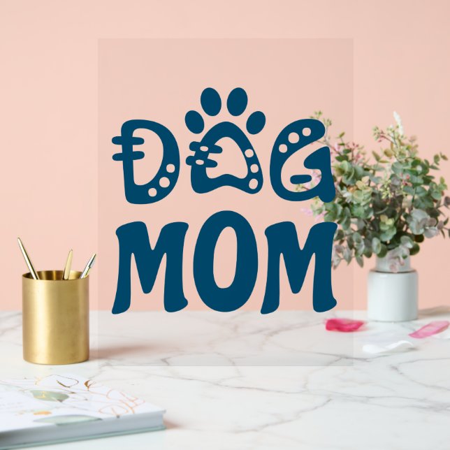Dog Mum Acrylic Sign (Wedding)