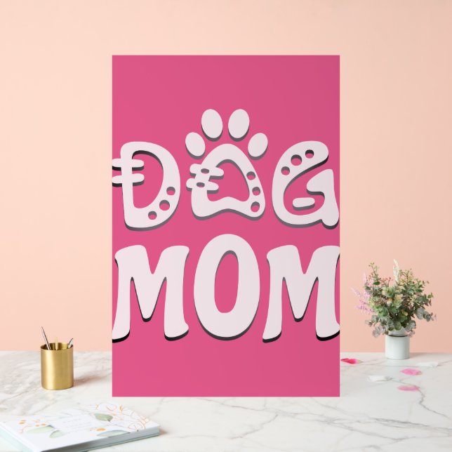 Dog Mum Acrylic Sign (Wedding)