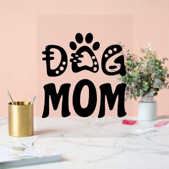 Dog Mum Acrylic Sign (Wedding)