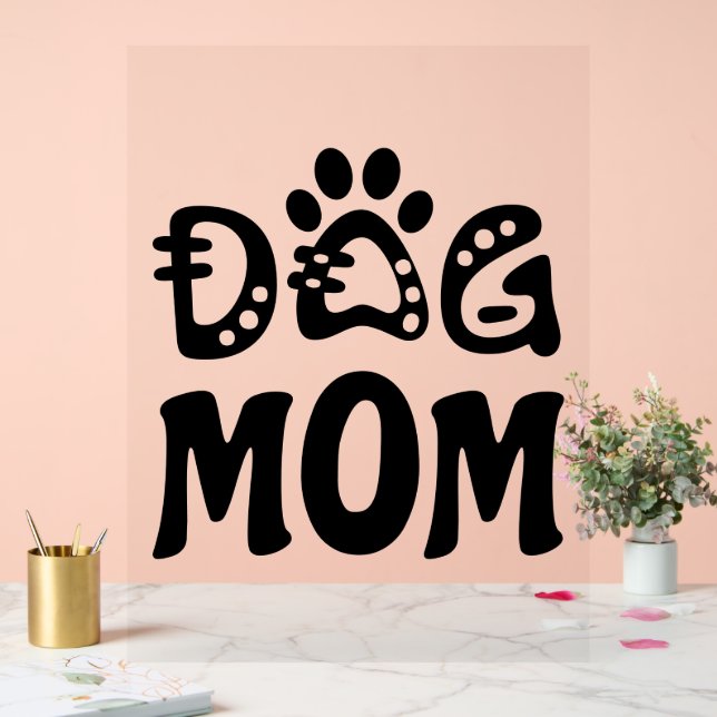 Dog Mum Acrylic Sign (Wedding)