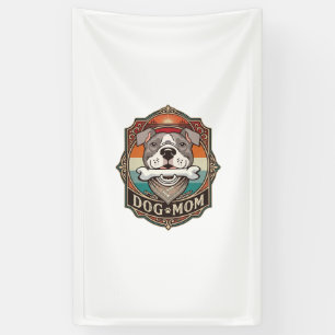 Dog Mum Bone Bandanna Vintage Frame_1 Banner