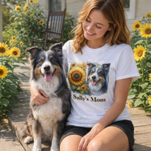 Dog Mum Border Collie T-Shirt