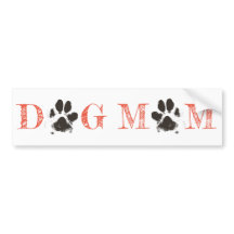 "Dog Mum" bumper sticker