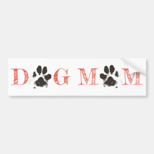 "Dog Mum" bumper sticker